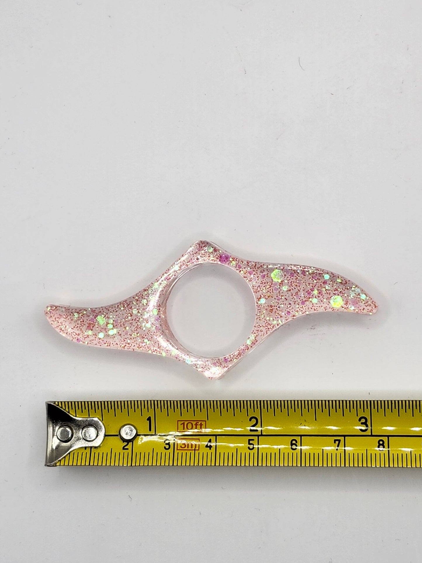 Pink Glitter Thumb Book Holder