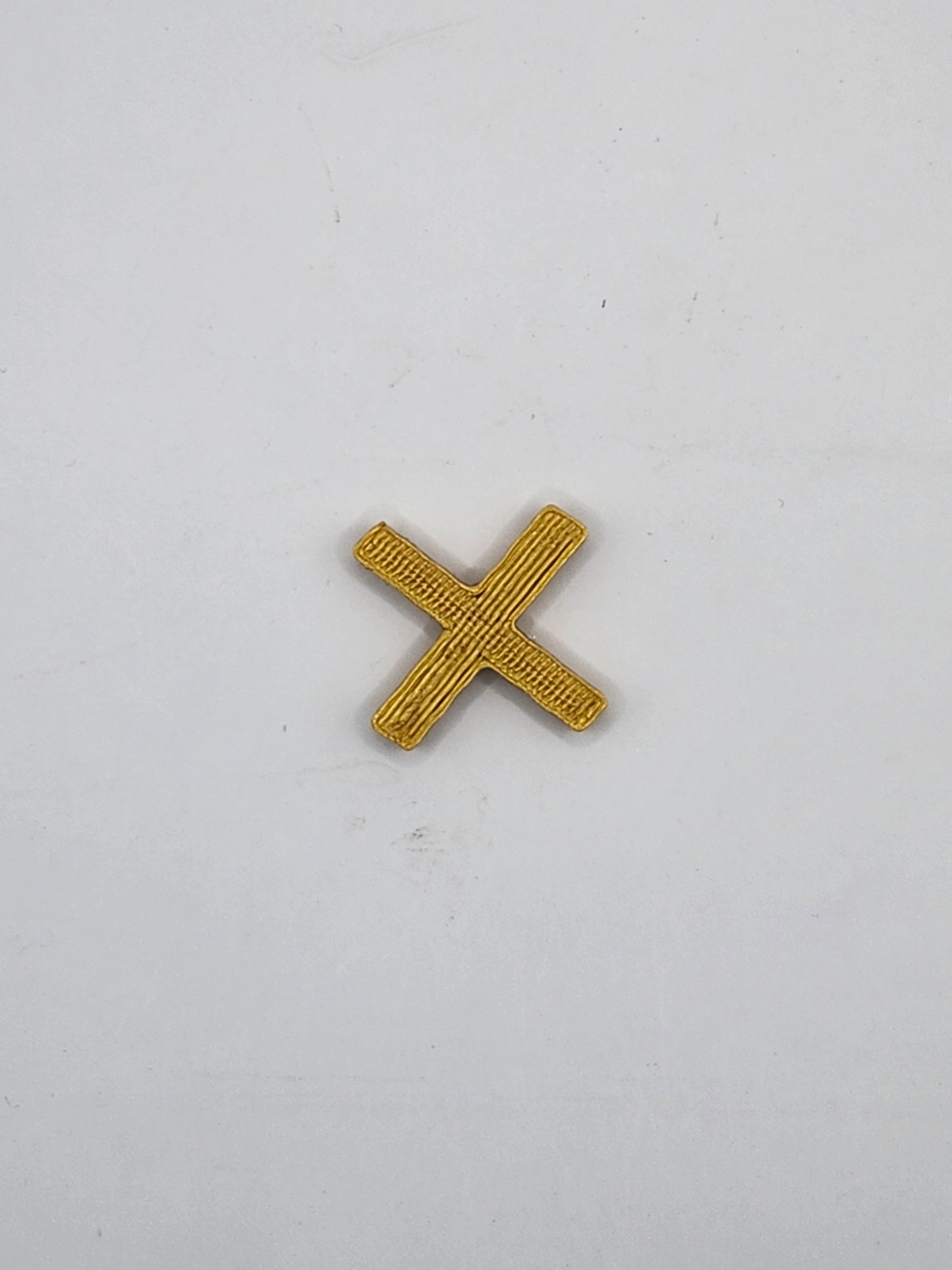 Gold and White Tic Tac Toe Board