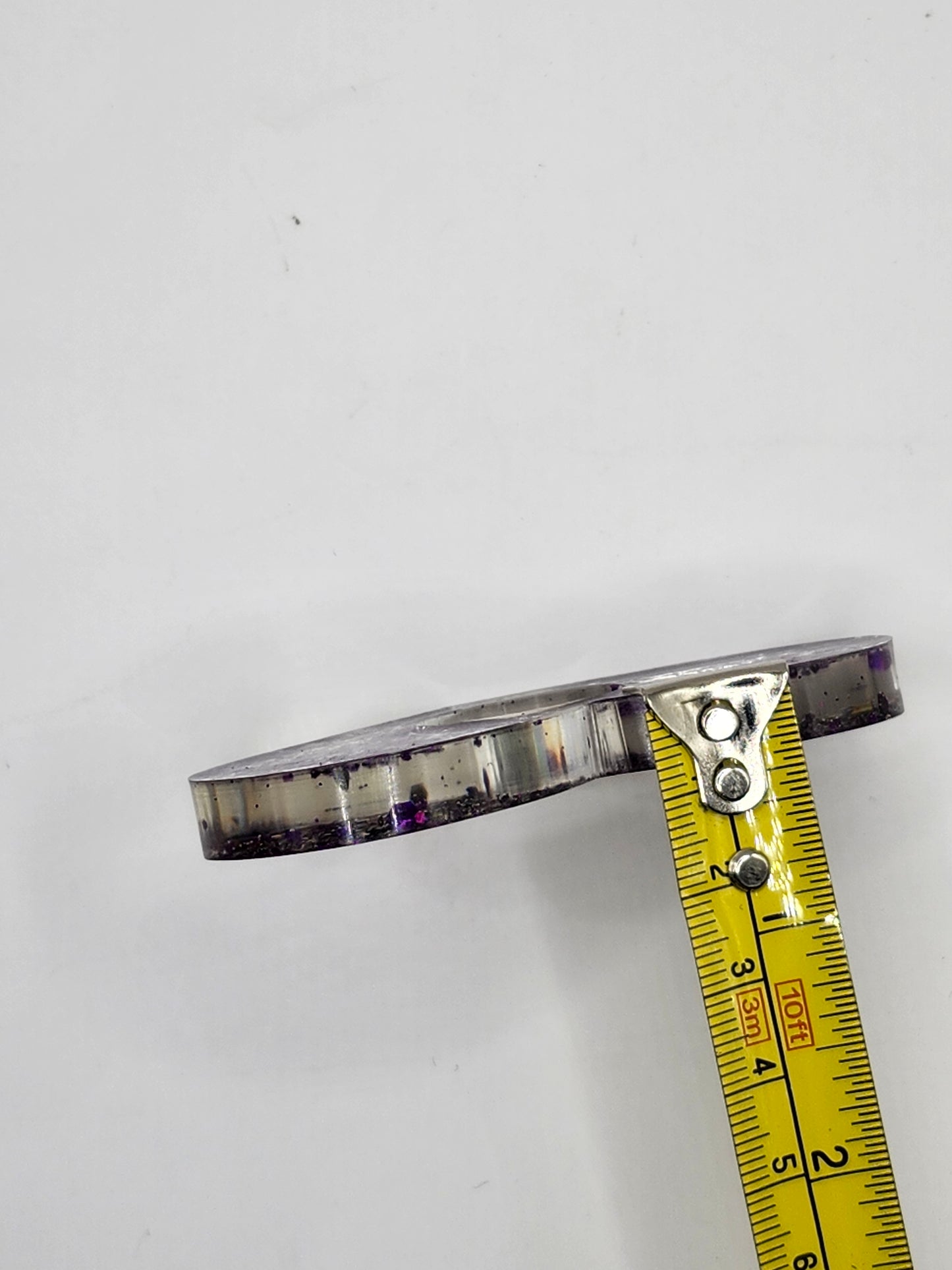 Purple Glitter Thumb Book Holder