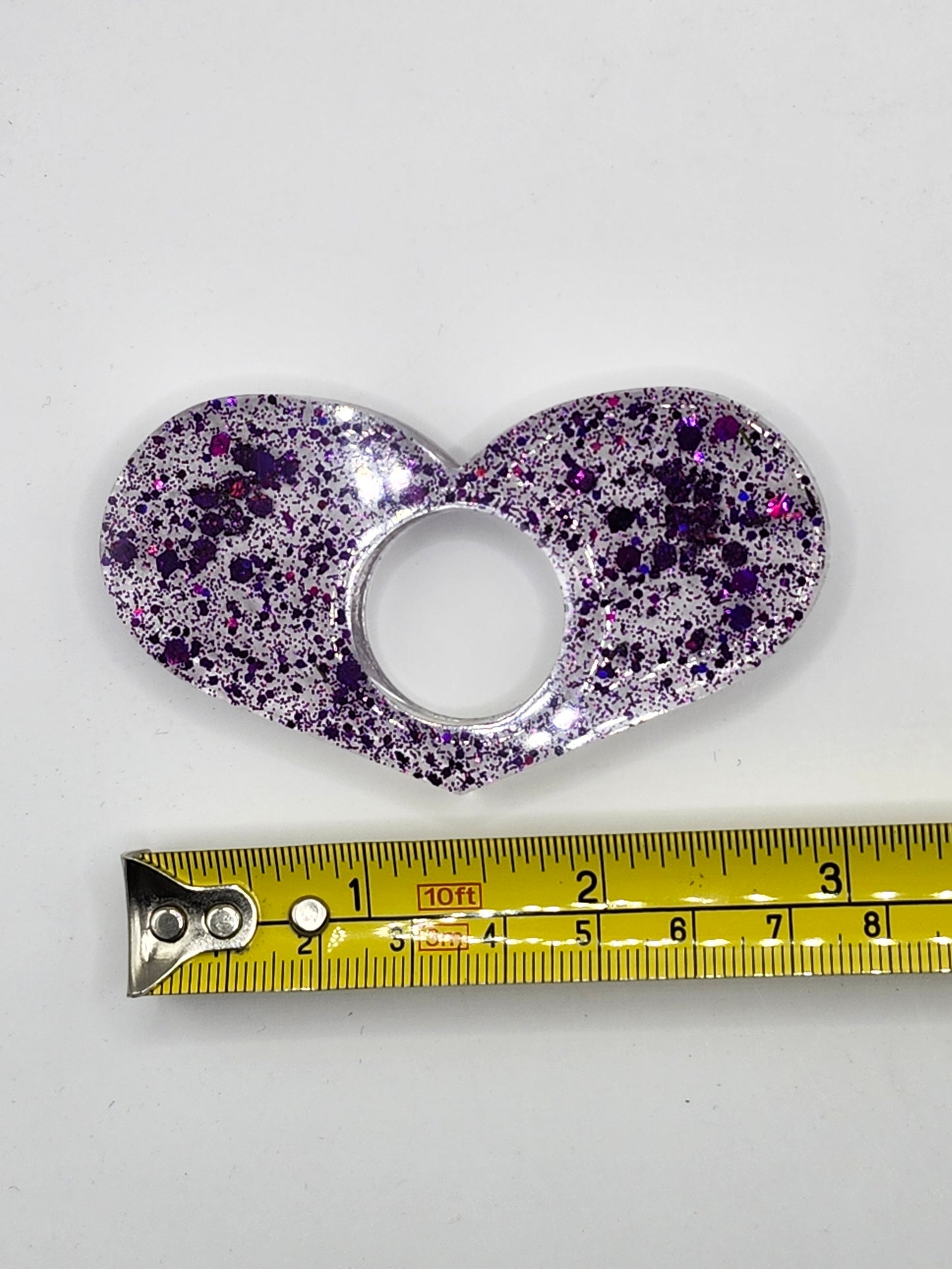 Purple Glitter Thumb Book Holder