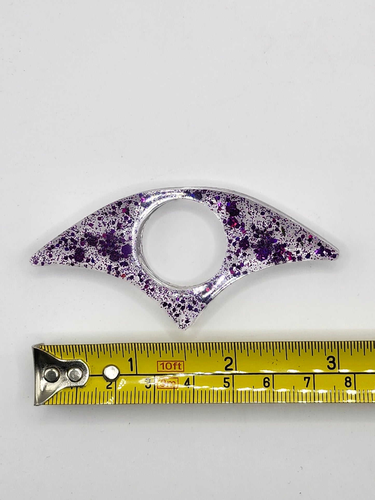 Purple Glitter Thumb Book Holder