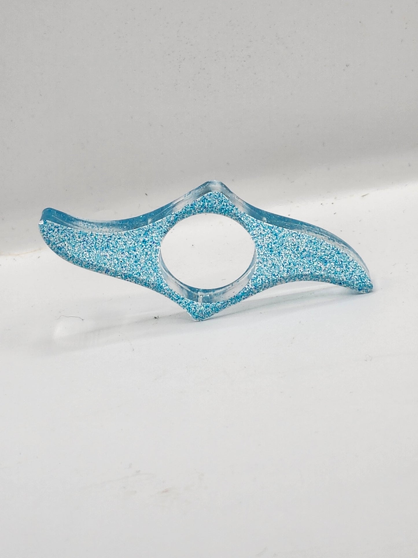 Blue Glitter Thumb Book Holders