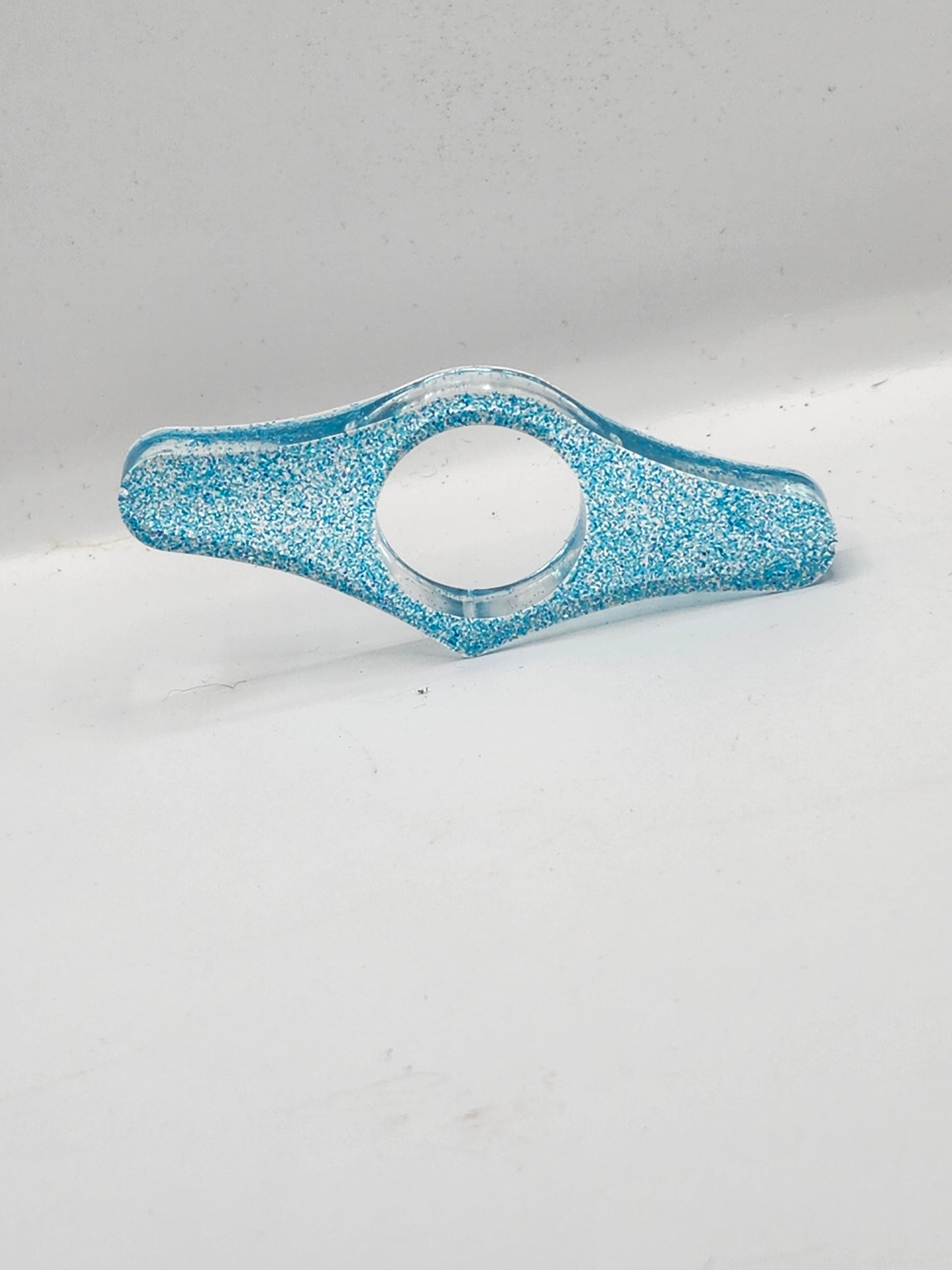 Blue Glitter Thumb Book Holders