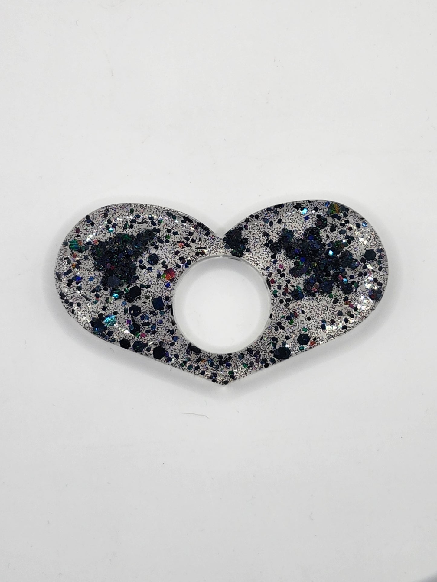 Black Glitter Thumb Book Holders