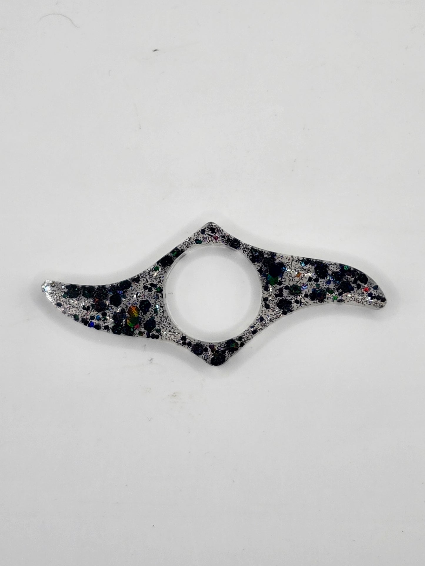 Black Glitter Thumb Book Holders