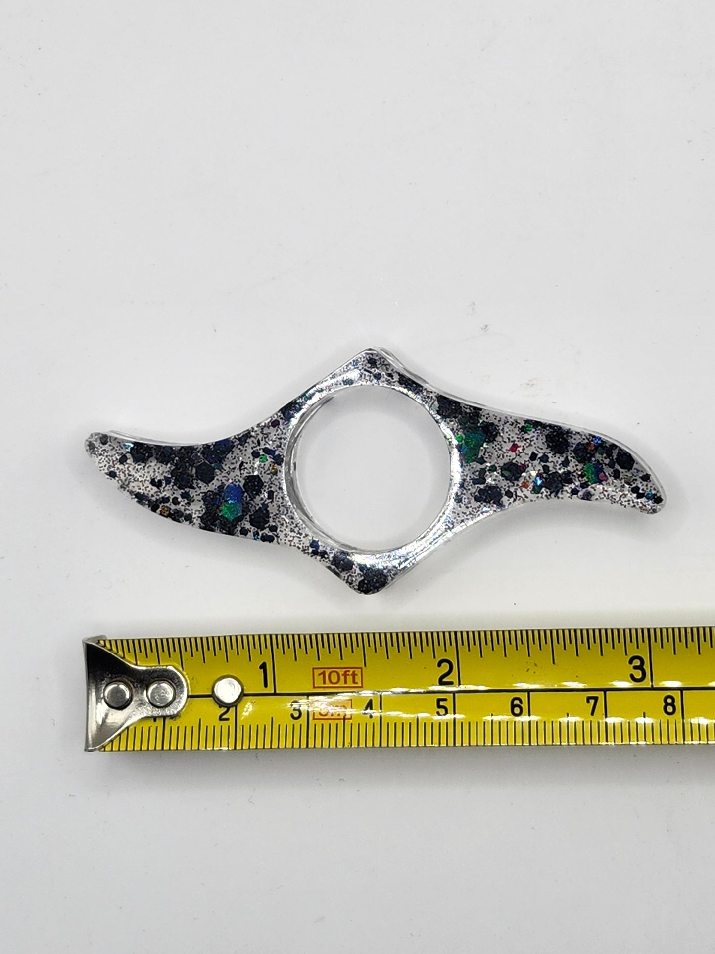 Black Glitter Thumb Book Holders