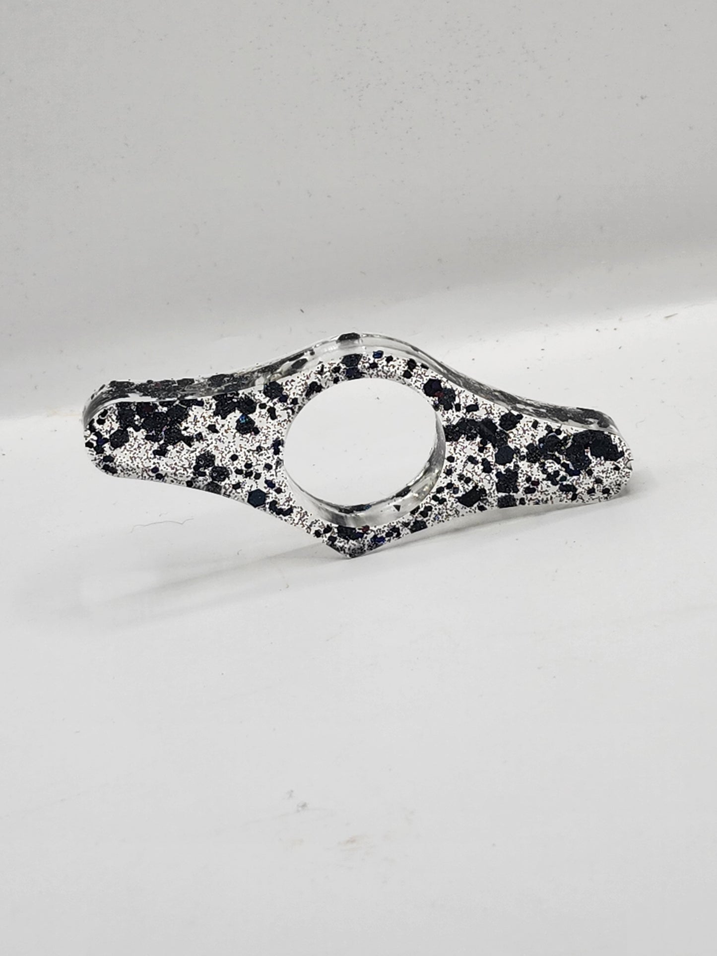 Black Glitter Thumb Book Holders