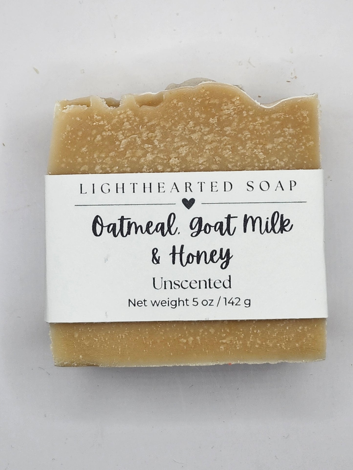 Oatmeal, Goat Milk, & Honey; Unscented Soap