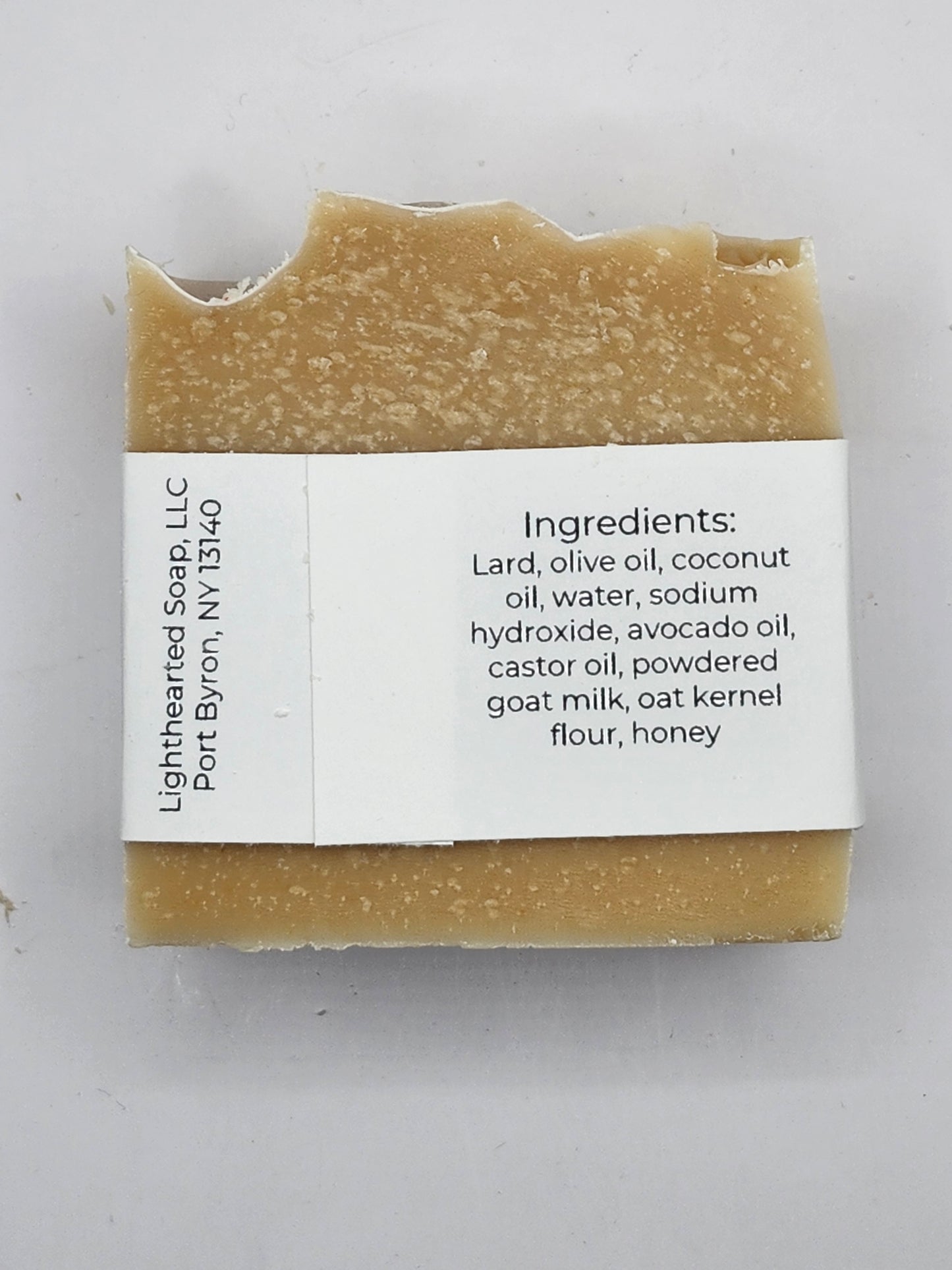 Oatmeal, Goat Milk, & Honey; Unscented Soap