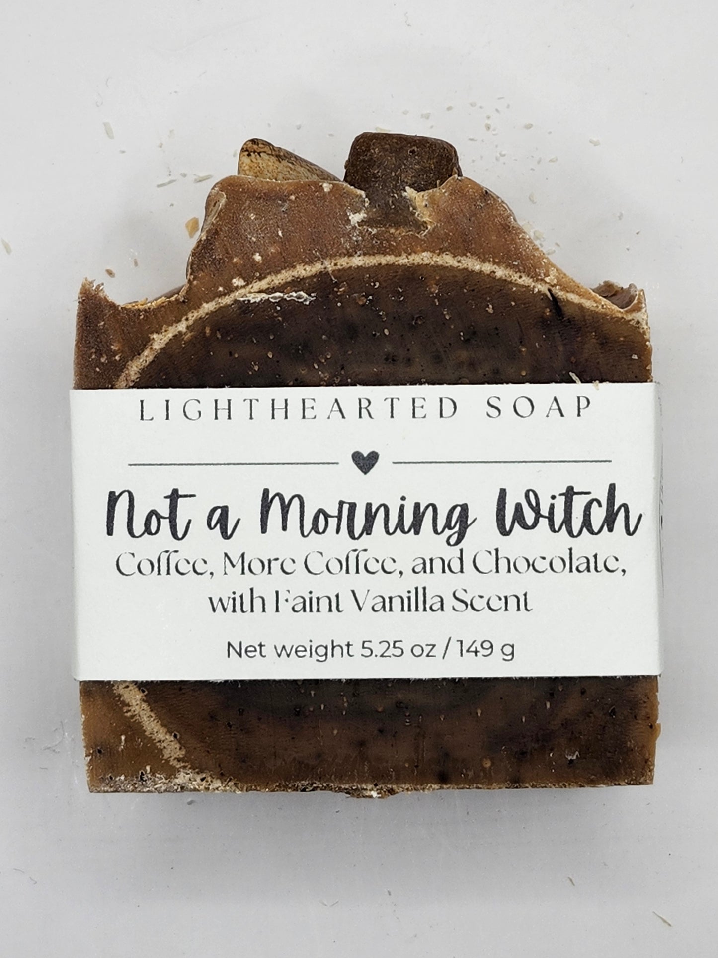 Not a Morning Witch; Coffee, More Coffee, and Chocolate with Faint Vanilla Scent Soap