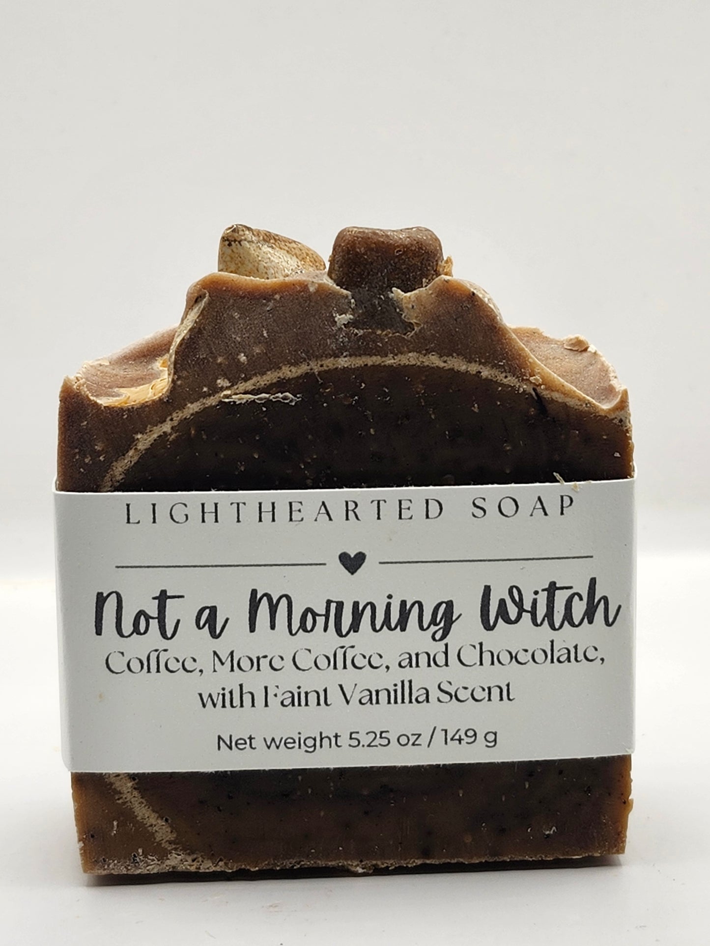 Not a Morning Witch; Coffee, More Coffee, and Chocolate with Faint Vanilla Scent Soap