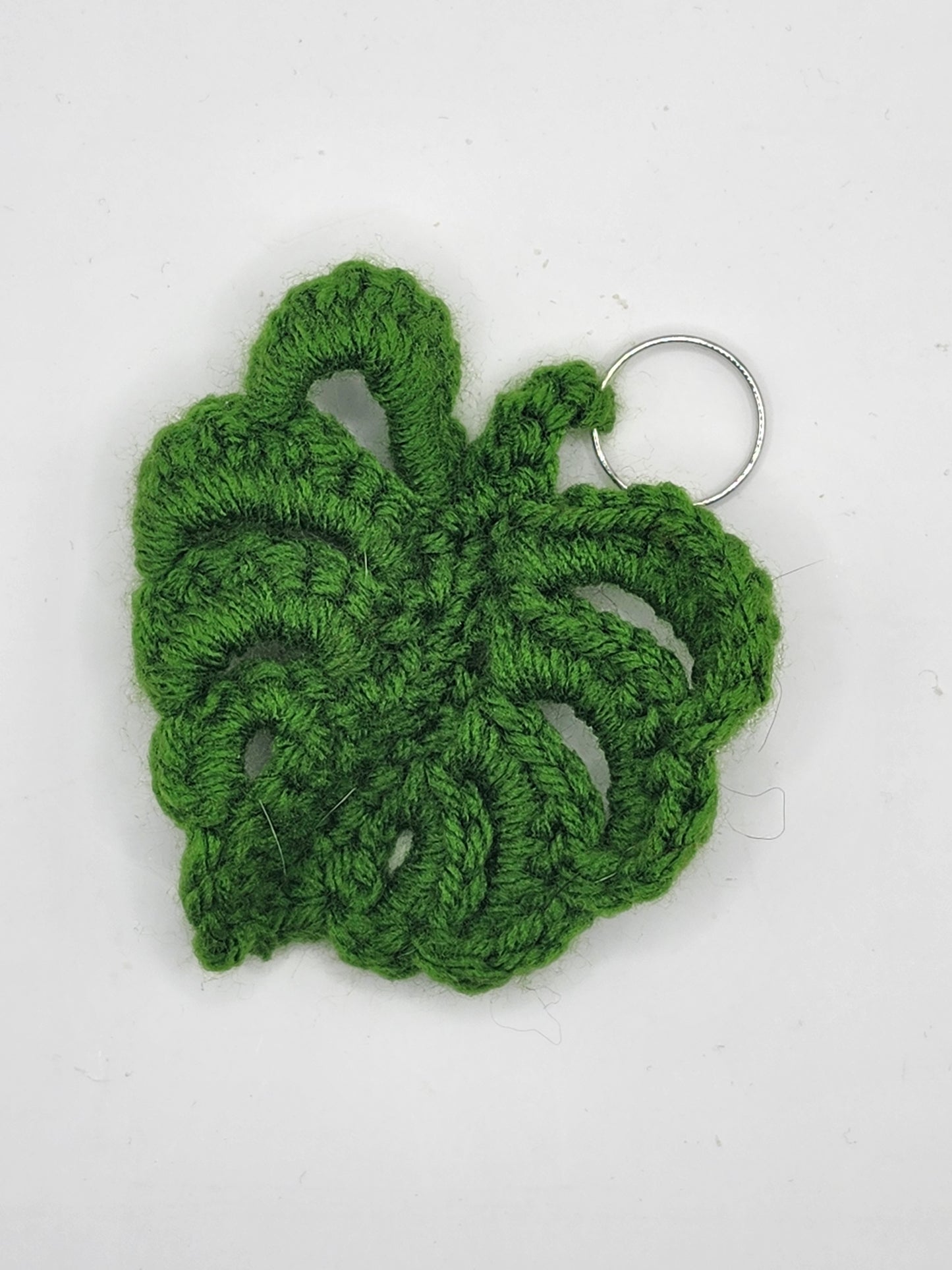 Monstera Leaf Keychain