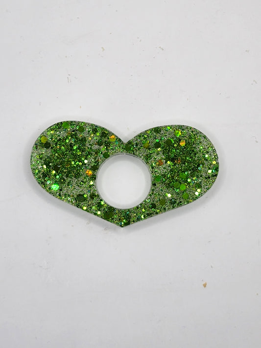 Green Glitter Thumb Book Holders