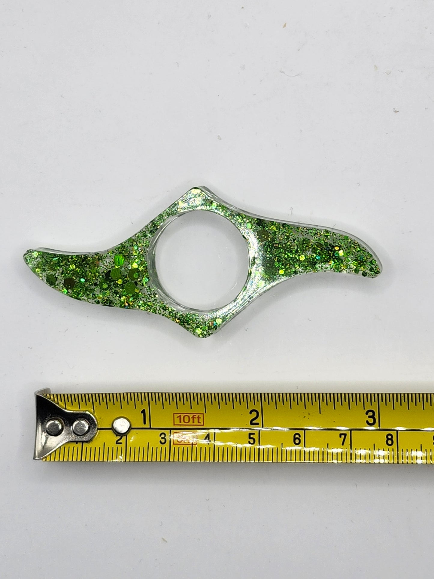 Green Glitter Thumb Book Holders