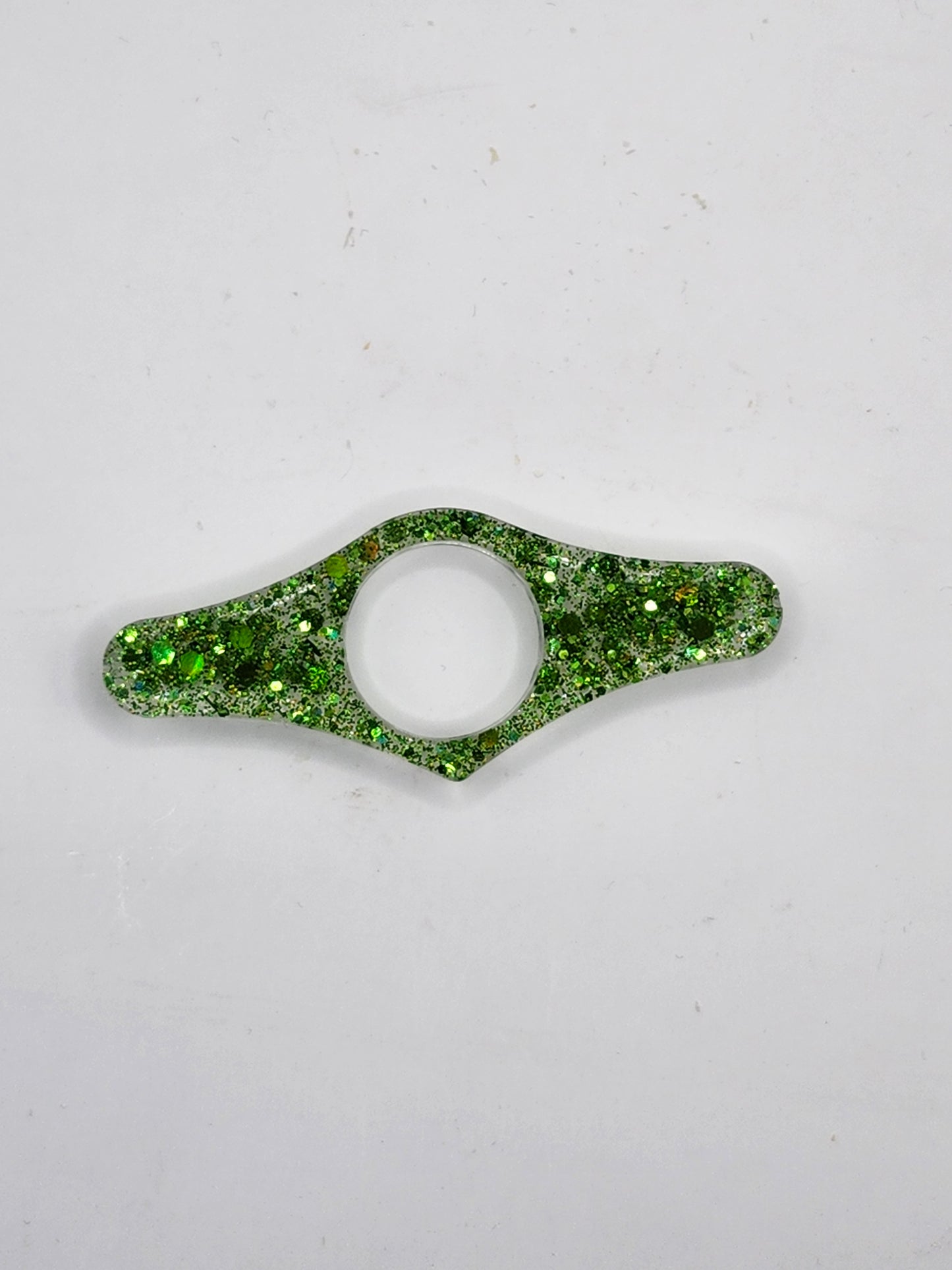 Green Glitter Thumb Book Holders