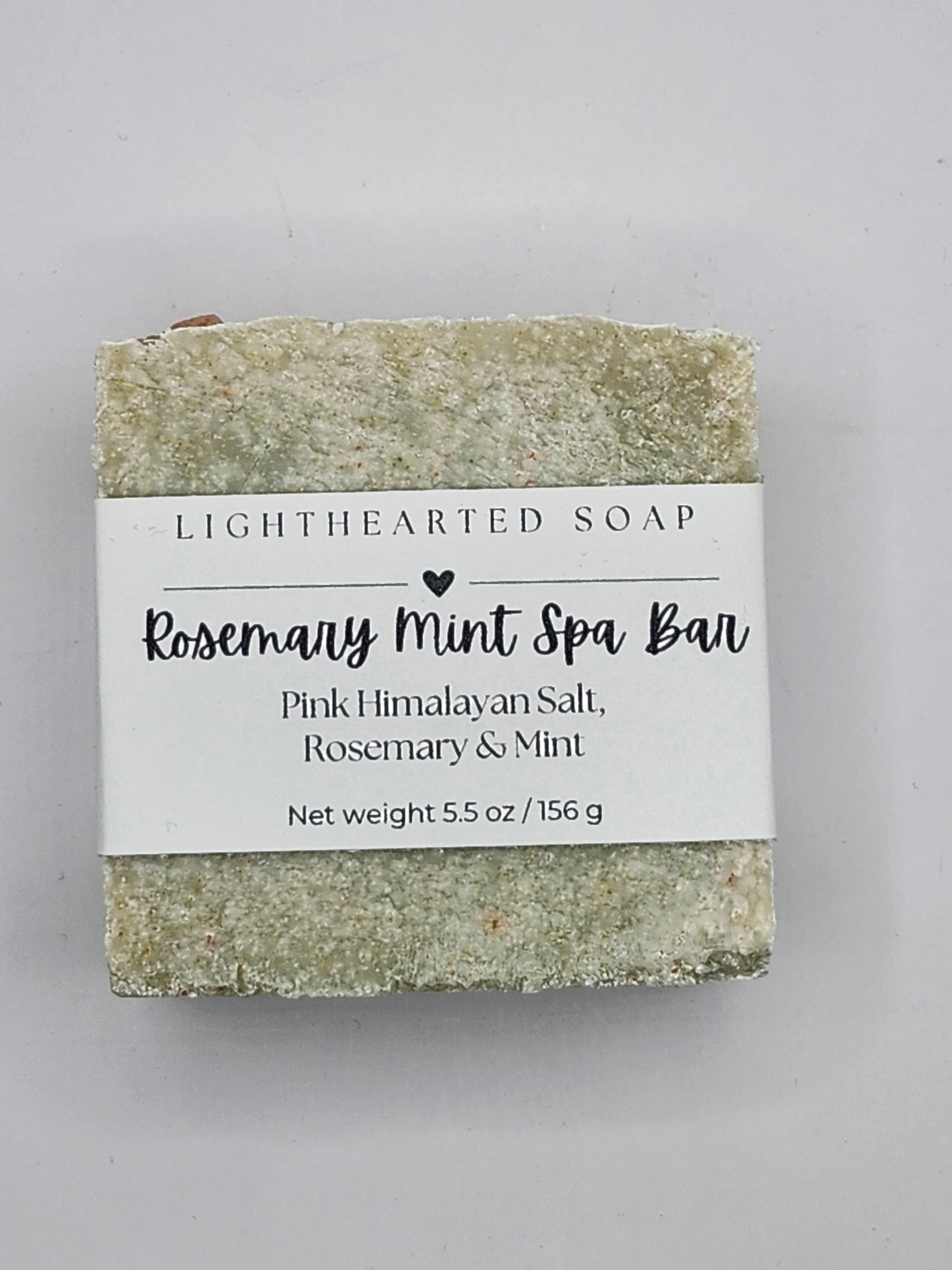 Rosemary Mint Spa Bar; Pink Himalayan Salt, Rosemary & Mint