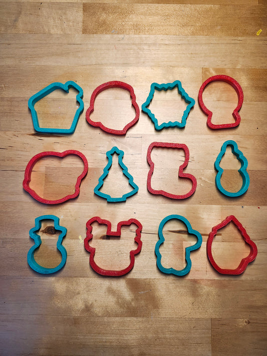 3D Christmas Cookie Cutters