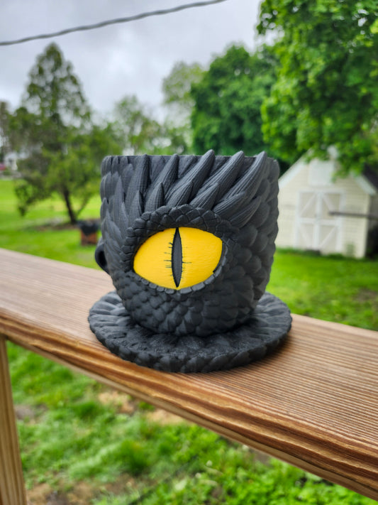 "Crying" Dragon Planter (CraftyKid3D)
