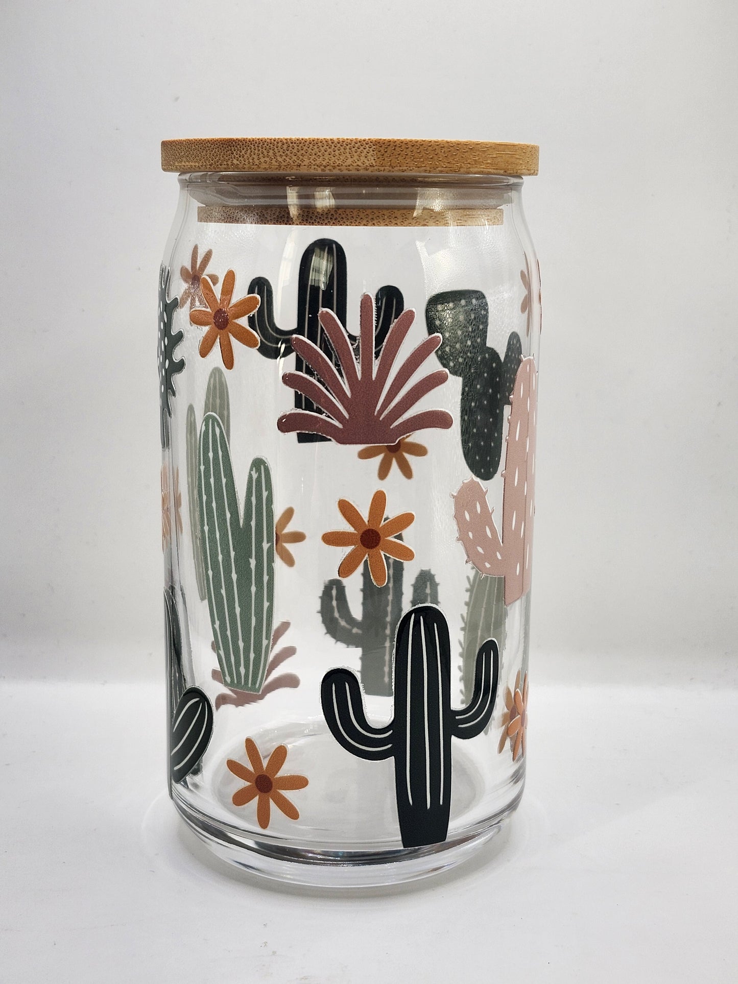 Cactus Garden Glass Cup