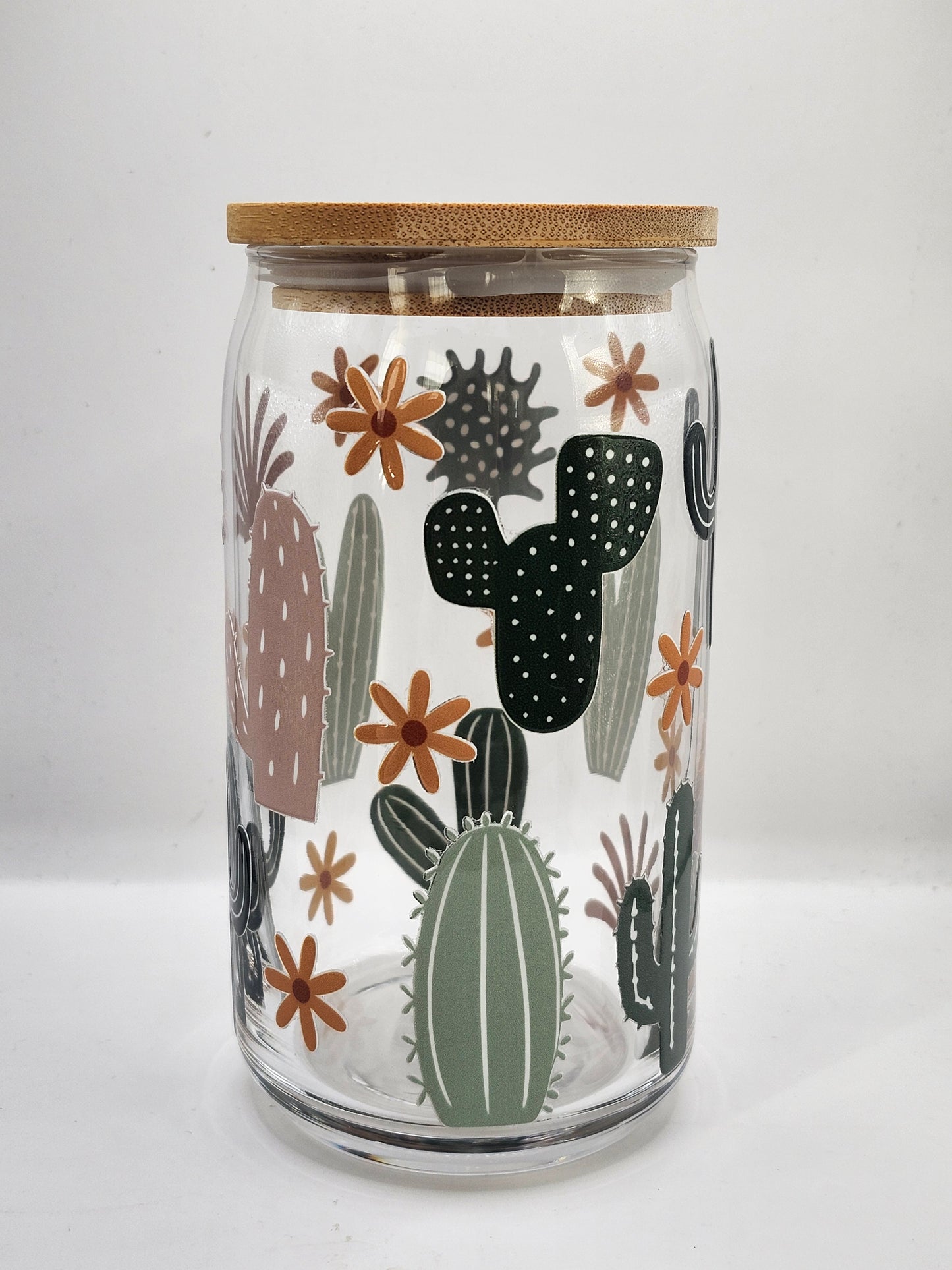 Cactus Garden Glass Cup