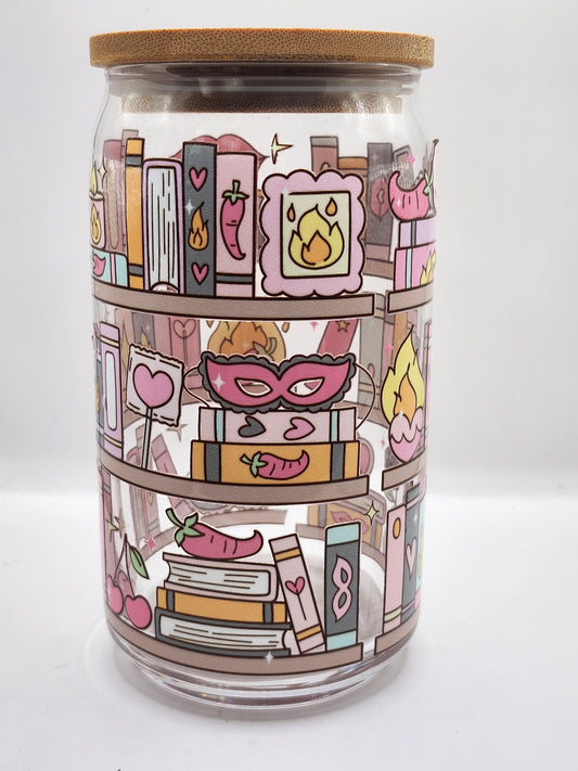 Spicy Bookshelf Glass Cup