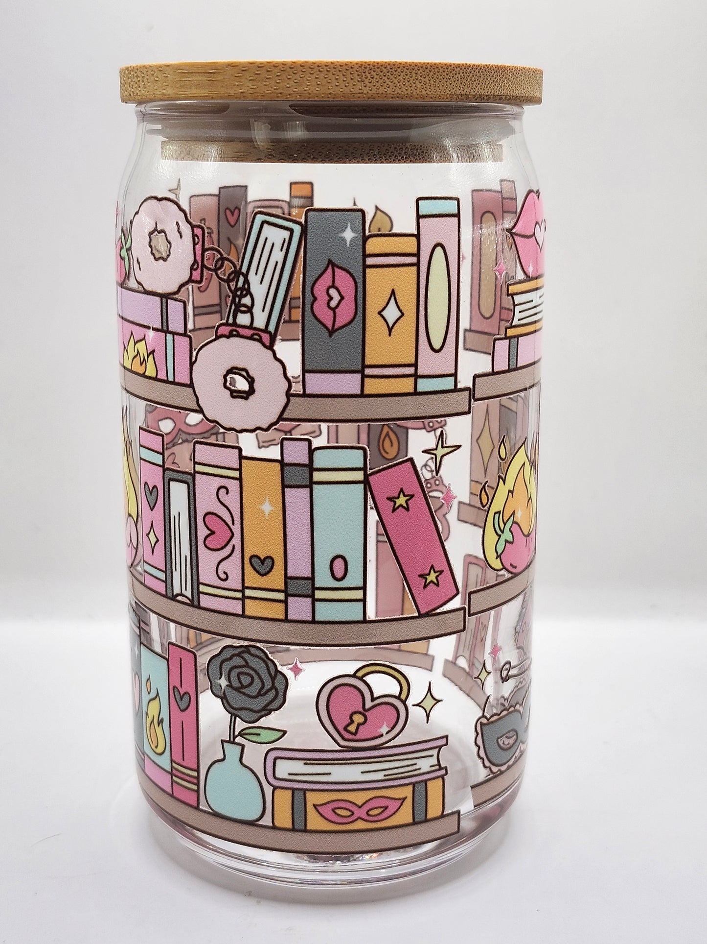 Spicy Bookshelf Glass Cup