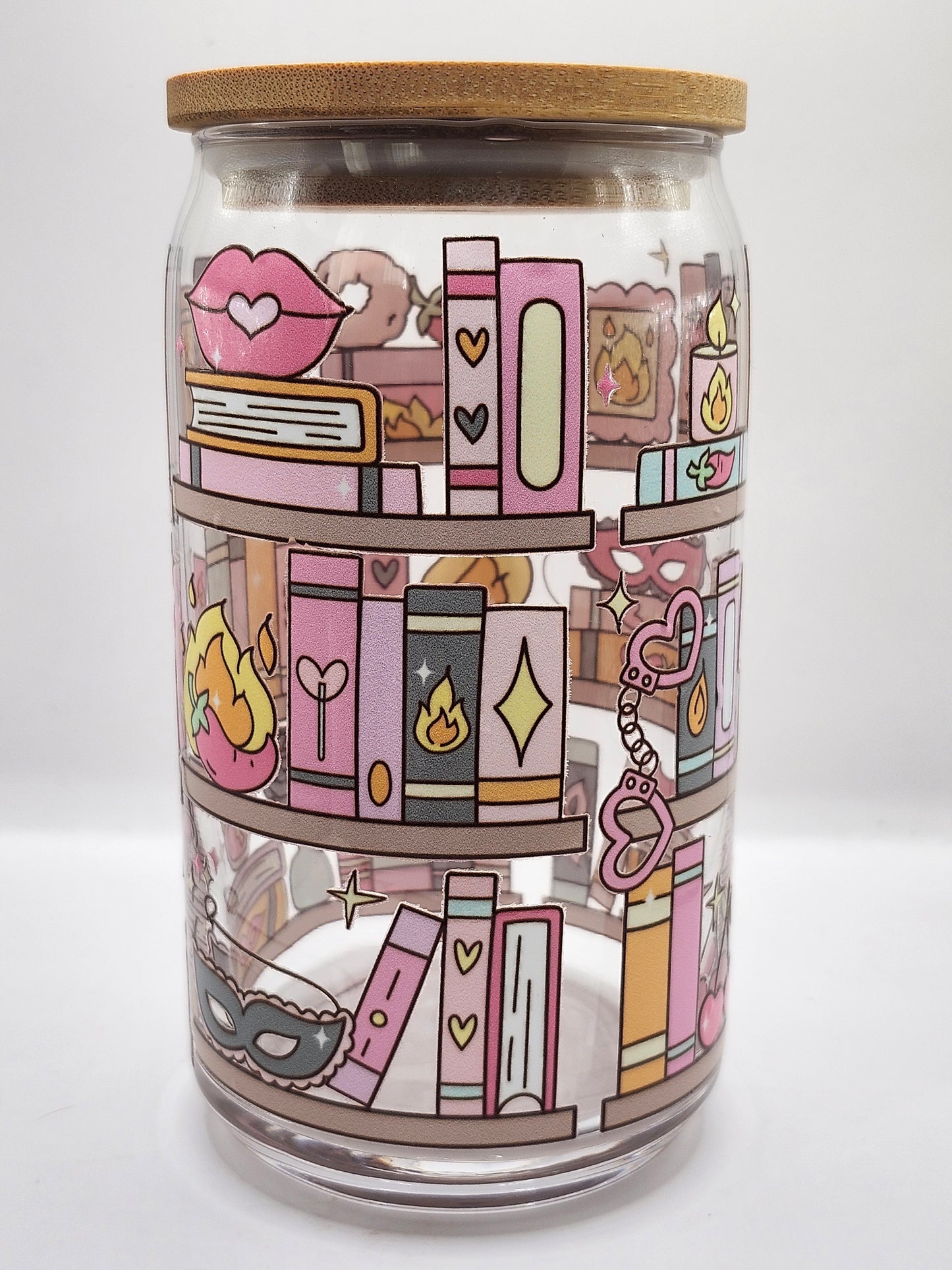 Spicy Bookshelf Glass Cup