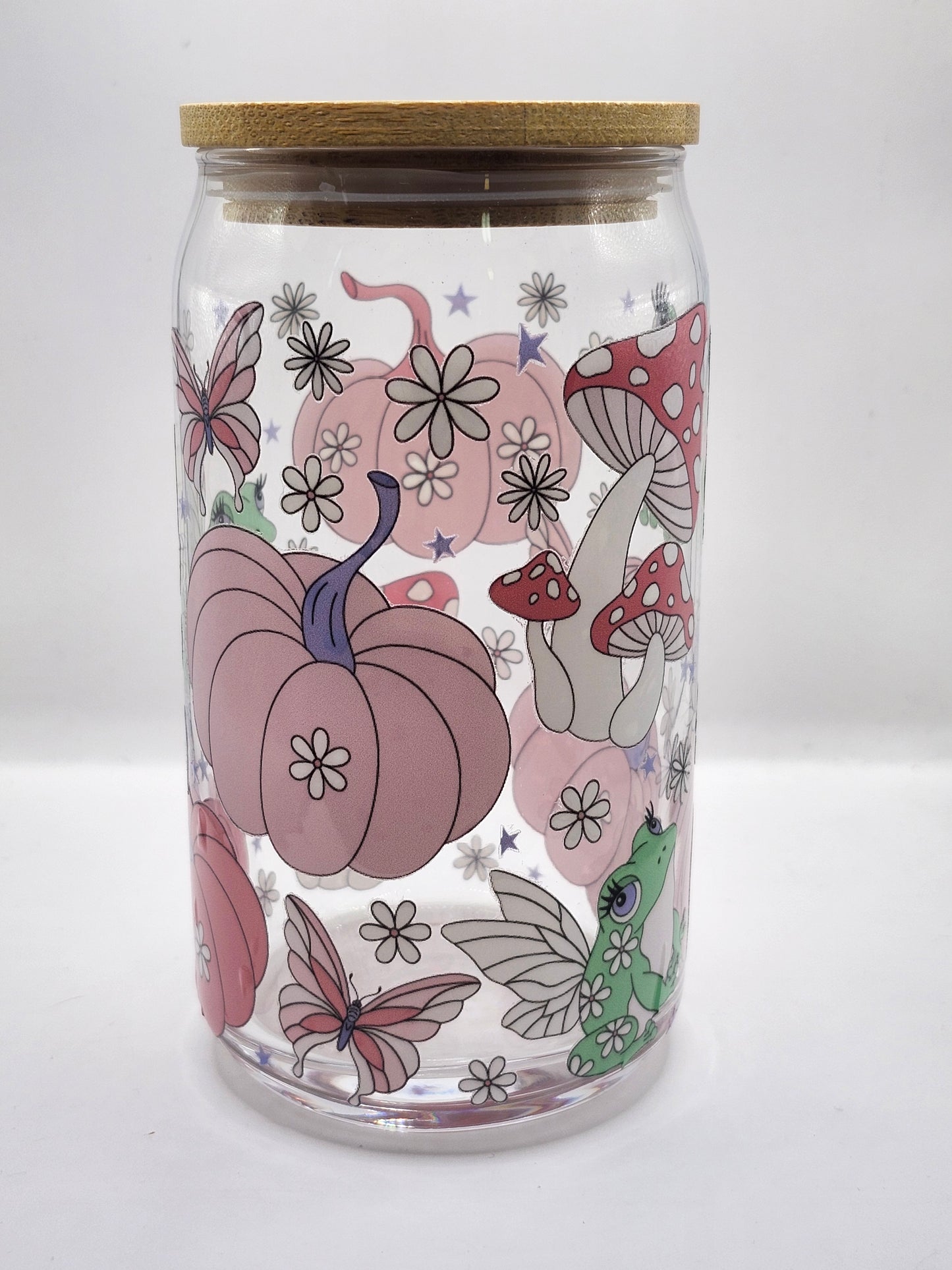 Magical Pumpkin Glass Cup