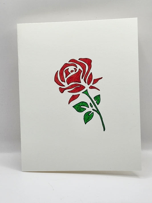 Carte de roses