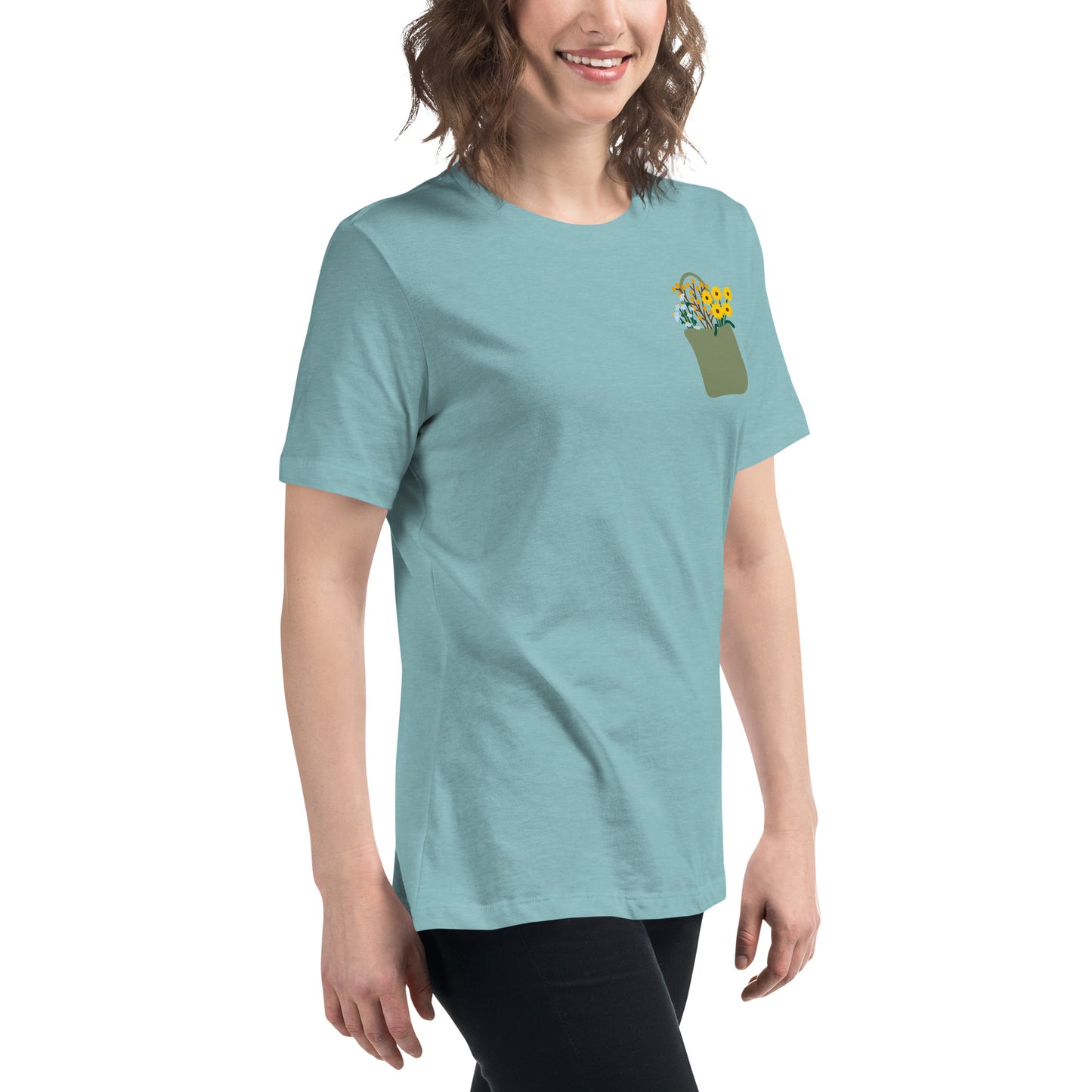 Flower Bag Women's Relaxed T-Shirt