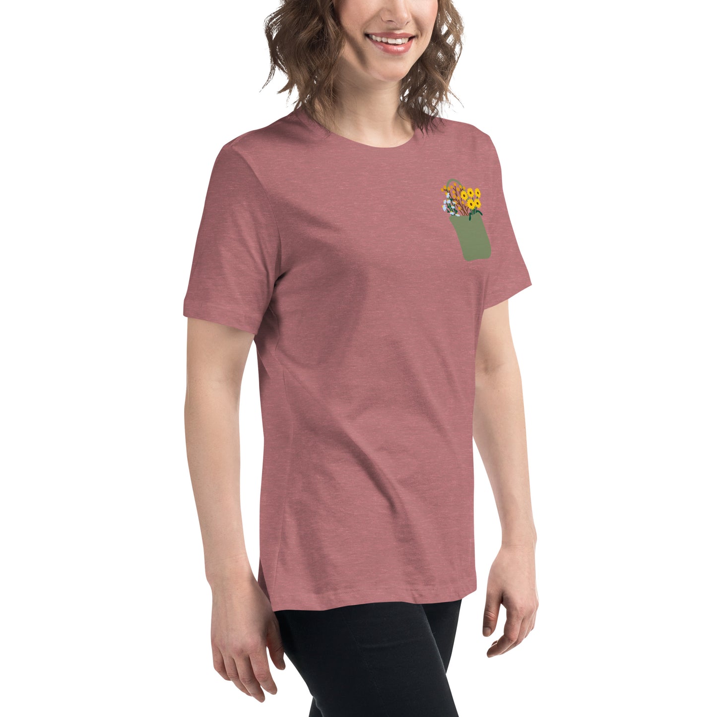 Flower Bag Women's Relaxed T-Shirt