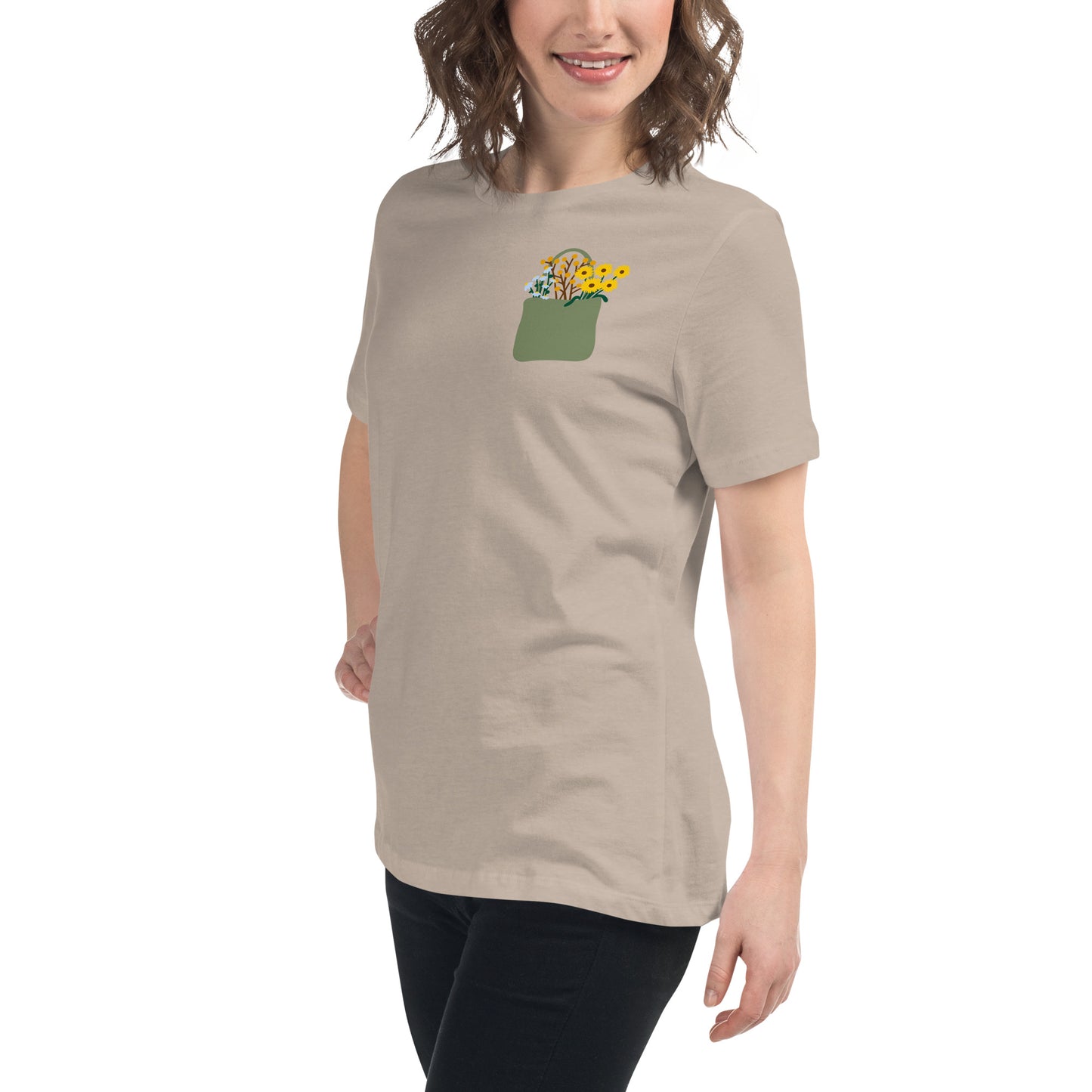 Flower Bag Women's Relaxed T-Shirt