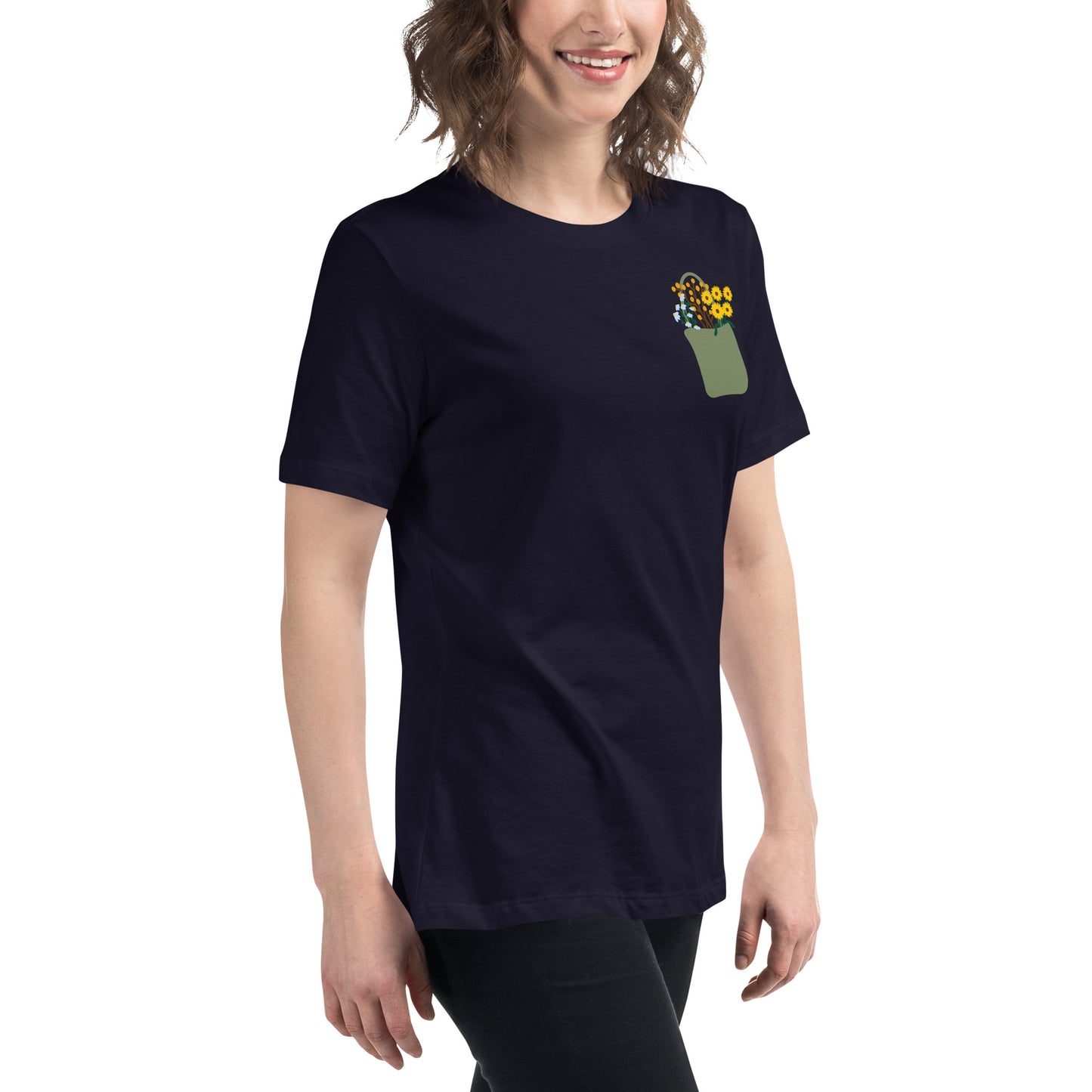 Flower Bag Women's Relaxed T-Shirt